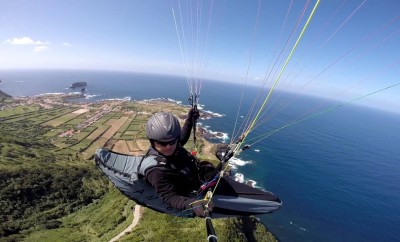 Guia de parapente dos Açores traça roteiro de modalidade em crescimento